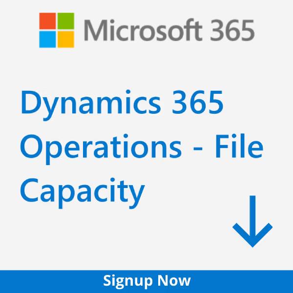 Dynamics 365 Operations - File Capacity
